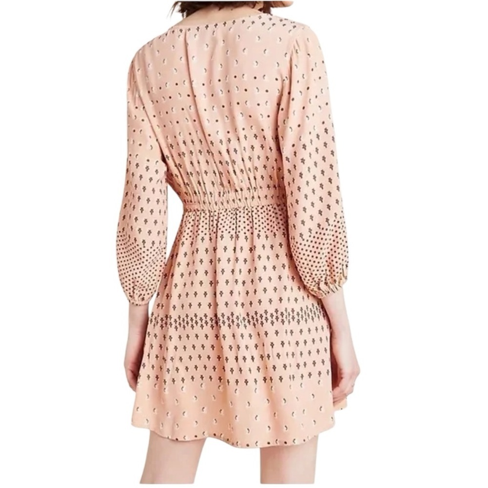 Faithfull the brand Trinidad tunic dress in pink Anthropologie Large mini whimsy - Picture 3 of 16